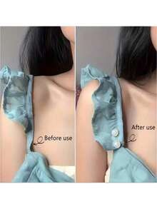 3 色 9 件套装仿珍珠 T 恤领带夹套装缠绕固定器腰扣纽扣服装装饰，领口调节防滑时尚配饰，适合造型穿着、节日装扮 - 彩色 - 查看 4