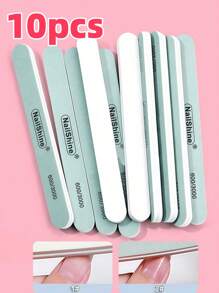 20pcs Nail Buffing Blocks Set, Nail Polishing Blocks Suitable For Natural Acrylic Nails, Nail Polisher, Nail File, Natural Nail Care Tools, 600-3000 Grit, Professional Nail Salon Nail Friction Strips, Buffing Blocks, Washable, Double-Sided Grinding, Nail File Tools - Multicolor - View 1