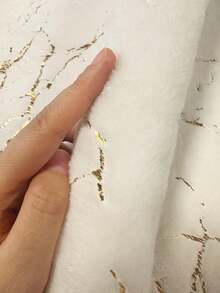 3 Pieces Marble Texture Plush Bath Mat Set, Creative Polyester Non-Slip Bath Mat For Bathroom Decoration, Outdoor Door Mat, Autumn Decoration, Bathroom Mat, Bathroom Accessories,Christmas, Room Wall Decorations, Ornaments, Gifts, Wreaths, Thanksgiving, Home Decor - White - View 4