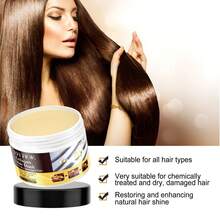 Nourishing And Caring For Hair Mask, Relieving Dryness, Frizz, And Lasting Smoothness - yellow hair mask - 查看 8