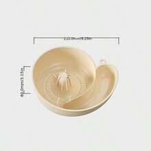 1pc Creative Snail Shaped Sink Strainer - Automatic Cleaning Gravity Flow, Multifunctional Kitchen Sink Drain Basket, Durable Plastic Washable Design, Light Color (Beige, Pink) - Effortless Sink And Bathtub Drainage Tool