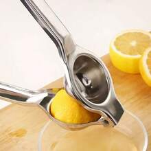 1pc Stainless Steel Manual Juicer - Hand Press Lemon Squeezer, Orange Juice Extractor, Fruit Juicing Tool For Home Use