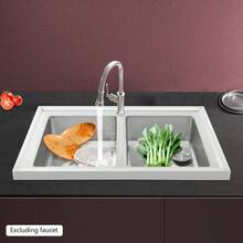 YUNRUX Kitchen Sinks - Silver - View 10