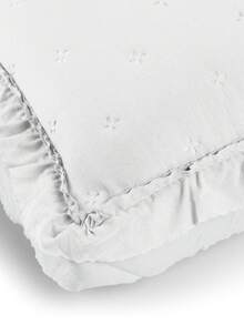 Bedspread Double / Queen / King 200 Thread Count Super Soft Double Sided 3 Pieces Ruffle Alice Bedspread - 白色 - 查看 4