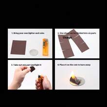 5/10/20件近景魔术手指烟雾玩具，近景魔术道具，家庭奇幻表演道具，营造欢乐场景，纸质材料，新奇派对用品和小礼物 - 彩色 - 查看 4