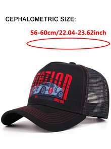 2025 Fashion Cool New Truck Hat STATION Sports Car Embroidery Men's Personalized Street Pop Hip Hop Hat Street Dance Skateboard Hat Women's Outdoor Sports Sunshade Hat Daily Leisure Baseball Hat Breathable Mesh Hat