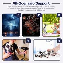 Dog Anxiety Vest And Shirt, Skin-Friendly Calming Shirt - Thunder Jacket For Pet Vet Visits - Dog Jacket For Thunder, Fireworks, Anti Anxiety Vest For Pet Without Medicine & Training - 紫色 - 查看 4