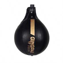 GINGPAI Boxing Speed Ball Reflex Punching Bag, Hanging Dodge Training Pear Ball, Dodge Ball, Round Ball For Adults, Elastic Home Use