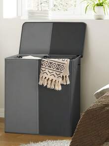 1 个 60L 单隔间洗衣篮 / 65L 带轮洗衣篮 / 154L 双隔间洗衣篮（带 2 个内衬）/ 180L 三隔间洗衣篮 - 超大容量洗衣篮、洗衣分类和储物箱、多用途储物整理器 - 适用于浴室、卧室、客厅 - 彩色 - 查看 11