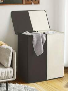 1 个 60L 单隔间洗衣篮 / 65L 带轮洗衣篮 / 154L 双隔间洗衣篮（带 2 个内衬）/ 180L 三隔间洗衣篮 - 超大容量洗衣篮、洗衣分类和储物箱、多用途储物整理器 - 适用于浴室、卧室、客厅 - 彩色 - 查看 10