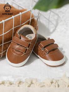 Giày thể thao đế mềm thoáng khí thoải mái cho trẻ sơ sinh chống trượt - màu nâu - Xem 5