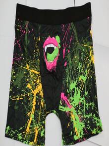 3pcs/Pack Men's Underwear, Funny Lip Print Briefs Suitable For Wedding, & Comfortable Men's Boxer Briefs, Sports Boxing Men's Boxer Shorts, Gift For Boyfriend