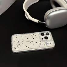 Funda para chicas estilo Y2K, adornada con lujosos brillantes de imitación y bordado de estrellas. Compatible con los modelos 16, 15, 14 y 13 Pro. Incluye un acabado láser brillante. - transparente - Ver 5