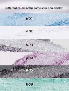 Uhue 1pc Monochrome Eyeshadow K01, High Color Payoff, Smooth Application, Long-Lasting, Smudge-Proof, Sweat-Proof, Multipurpose. 3g/0.1oz - K01 - 查看 6