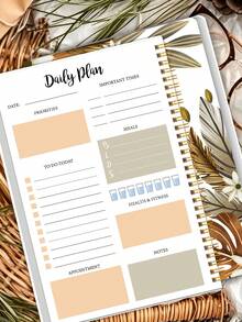 Trees 1. 无日期每日待办事项清单计划表 - 彩色 - 查看 5