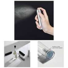 5ML Refillable Perfume Atomizer Bottle Travel, Portable Cologne Atomizer, Pocket Perfume Spray Gold - Bạc - Xem 2