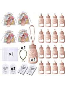 20 Sets Baby Shower Favors Bottle Opener, Baby Shower Party Favors Opener, Baby Shower Favors For Guests, Baby Shower Return Gifts For Guest, Baby Shower Party Favors For Girl/Boy - Rose Gold - View 10
