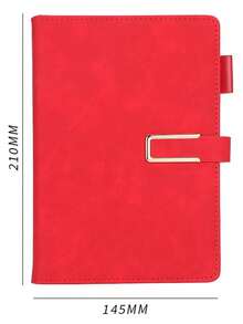 Customized Vintage A5 Leather Bound Notebook With Bookmark - Classic PU Leather Notebook For Business Meetings, College Students, Planner School Supplies - Multicolor - View 21