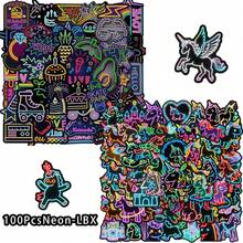 50 miếng dán đèn neon, decal vinyl chống thấm nước, thích hợp dán lên laptop, tủ lạnh, vali, điện thoại, màu sắc rực rỡ, phù hợp cho thanh thiếu niên và người lớn. - Nhiều màu - Xem 16