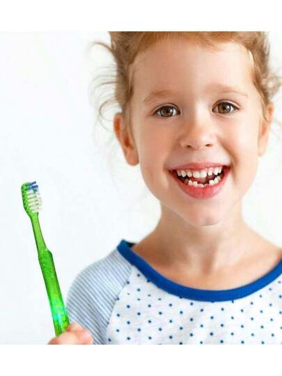 Firefly Light-Up Timer Kids Toothbrush With Suction Cup, Soft - 2 Count (Pack Of 1), Assorted