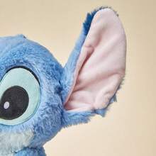 Miniso MOINISO Disney 正版史迪仔絨毛娃娃，19.69*15.75 英吋，柔軟觸感，可愛有趣，適合裝飾客廳和臥室，完美的生日禮物 (1件) - 藍色 - 查看 2