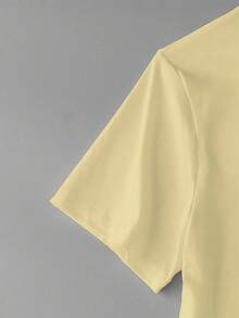 Women T-Shirts - Yellow - View 4