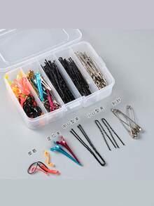 1pc Transparent Plastic Desktop Storage Box, Multi-Purpose Organizer Box For Small Items, Toys, Jewelry, Stickers, Cards, Hair Accessories. Slight Color Difference Does Not Affect Usage.