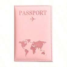 10pcs Customized Matte PU Travel Passport Cover, Personalized Passport Holder With World Map & Letter Printing, Clip Design Passport Wallet, Storage Box, Women, Essential Travel Accessory, Letter, Multifunctional, Large Capacity, Foldable, Middle School, High School, College, Freshman, Sophomore, Lower Grade Students - Multicolor - View 16