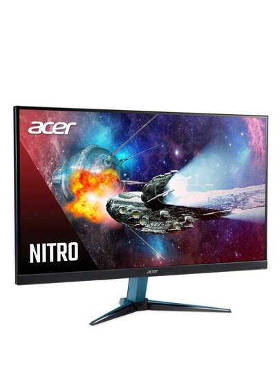 Monitor de juego Acer Nitro VG272U W2 de 27 pulgadas, 2560x1440 IPS, 240Hz Tasa de refresco, 0.5ms Tiempo de respuesta, AMD FreeSync Premium HDR400, HDMI x2, DisplayPort, Altavoces