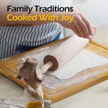 Kitchen Appliances Bamboo Cutting Board - Multi-Size Bamboo Cutting Board Set, Easy-Clean Cutting Board For Kitchen Prep & Charcuterie - Carbonized Bamboo(Brown) - View 8