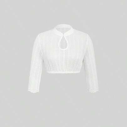 여성 옥토버페스트 던들 블라우스 바이에른 전통 반팔 스탠드 칼라 던들 셔츠, 할로윈