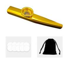 Kazoos Musical Instruments, Metal Kazoos Flute Gift Party Favor Bag Fillers Christmas Gift