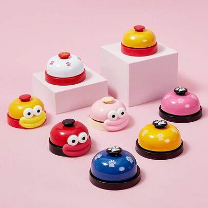 PETSIN 猫/狗爱好者礼物宠物训练呼叫铃铛, 猫/狗爱好者和猫妈妈爱狗爱好者和狗妈妈爱训练按钮, 猫/狗爱好者礼物宠物爪印踩踏铃铛, 贵宾犬爱好者和狗妈妈爱训练按钮, 狗爱好者和狗妈妈爱智力玩具, 金毛猎犬铃铛, 猫/狗爱好者礼物宠物互动训练工具, 狗爱好者和狗妈妈爱呼叫用餐按钮, 猫/狗爱好者和猫妈妈爱训练铃铛, 猫/狗爱好者礼物宠物行为训练工具