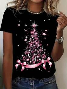 Women T-Shirts - Black - View 1