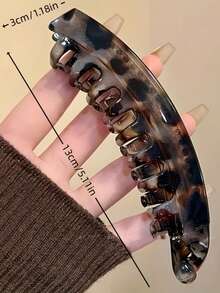 1pc High Volume Hair Clips, Women's Large Banana Clip With Back Comb For Ponytails, Vertical Twist Barrette Hair Accessory, Hair Tools, Beauty Accessories, Curly Hair, Hair Accessory, Fall, Travel, Hair Tools, Accessories Women, Hair Stuff, Fall, Hair, Travel, Women, Hair Accessory, Hair Tools, Beauty Accessories, Gifts, Travel, Gifts For Women, Hair Stuff, For Women, Stocking Fillers, Stocking Stuffers For Adults, For Adult, Hair Stuff, Women's Accessories, Stocking Stuffer, Coming-Of-Age Hair Accessory, Gift Ideas For Women, Beauty Stocking Fillers, Gifts For Women - Multicolor - View 7