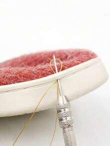 5pcs/Set Multifunctional Leather Sewing Awl Set Replaceable Punch Stitching Needles DIY Sewing Leathercraft Utility Tool Kit, Leather Sewing Awl Kit - Multifunctional Steel DIY Needle With Replaceable Tips For Shoe Repair And Leathercraft, Tapered Awls, Solid Wood Tapered Awls For DIY Sewing Accessories, Leather Cloth Perforations