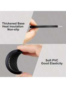 2pcs Multicolor Sparkling Car Cup Holders, Universal Vehicle Cup Holder Inserts, 2.75 Inch Rhinestone Anti-Slip Silicone Car Accessories, Fit Most Car Models - Multicolor - View 5