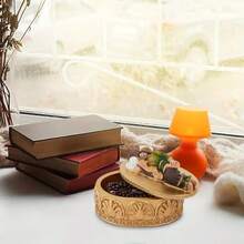 LUMIARTISAN Religious Christian Sleep Saint Joseph Statue Jewelry Box Resin Icon Home Decoration Catholic Holy Decoration Gift, Small Decoration Set Statue Religious Statue Box Sleep Display Holy Box Jewelry Small Home Decoration