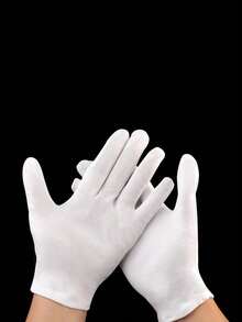 2PCS Festive Christmas Party Etiquette Gloves, Red And White Velvet Faux Fur Mouth Warm Gloves, Perfect For Weddings, Valentine's Day, And Winter Celebrations, Christmas Gloves, Christmas, Party