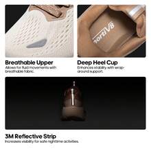 Women's Walking Shoes Cushion Comfortable ActiveBreeze Running Tennis Shoes Non-Slip Workout Gym Sports Athletic Breathable Fashion Sneakers - Màu Khaki - Xem 7