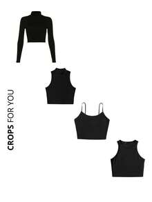 Women Tank Tops & Camis - màu đen - Xem 1