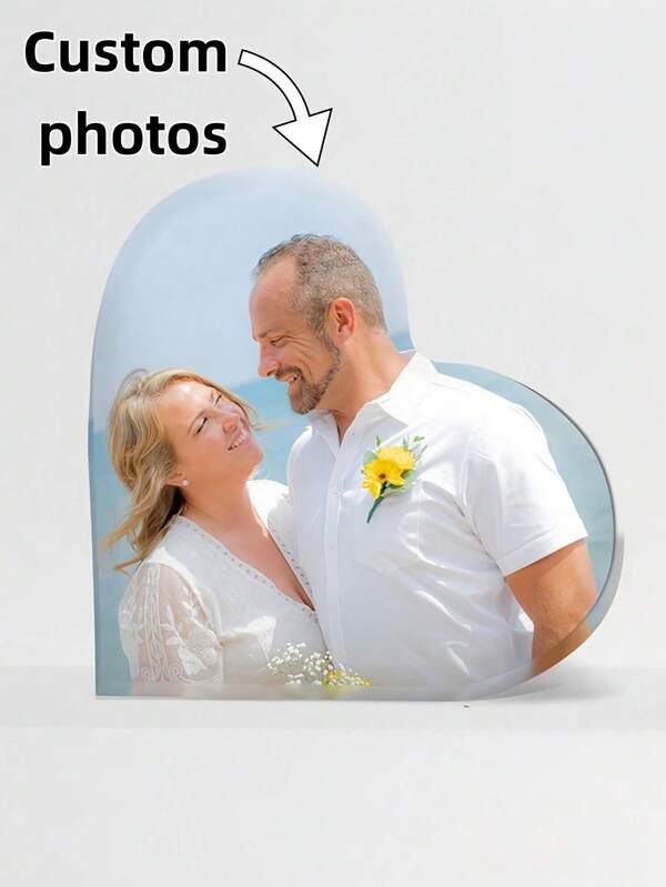 Customized Personalized Acrylic Photo Frame, High-Definition Image Quality, "You Are My Life's True Love", Capturing Memories In Eternal Love Photo, Customized Love Story Photo Frame, Valentine's Day Gift, Couples Photo Memorial, Bedroom And Living Room Decor, Family Photo Gift, Wedding Anniversary, Birthday Gift, Pet Photo Customization, Family Member Photos