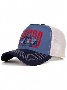 2025 Fashion Cool New Truck Hat STATION Sports Car Embroidery Men's Personalized Street Pop Hip Hop Hat Street Dance Skateboard Hat Women's Outdoor Sports Sunshade Hat Daily Leisure Baseball Hat Breathable Mesh Hat