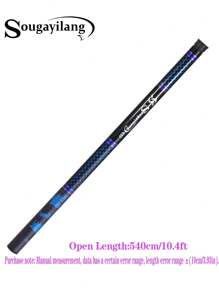 SOUGAYILANG Basic/Lightweight Portable Carbon Fiber Fishing Rod, Stream Rod, Short Section Rod - Blue - View 16