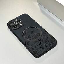 Diseño de pulpo. Funda magnética para teléfono con textura de piel sintética de oveja. Compatible con los modelos 12 al 16 Plus, Pro y Pro. Una opción elegante y de alta calidad, ideal para regalar. - Colores mixtos 2 - Ver 7