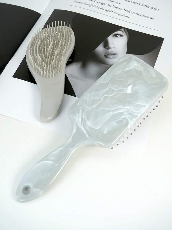 1pc/2pcs Comb & Brush Set, 1pc Mini Palm Detangling Hair Brush, 1pc Square Air Cushion Detangler Hair Brush With Non-Slip Handle, Marble Patterned Hair Brush, Suitable For All Hair Types, Unisex, Dry & Wet Use, Hair Care, Gift For Girls, Brush, Hair Brushes, Hair Brush, Detangling Brush, Ball Brush, Mini Hair Brush, Hair Brush Set, Wooden Comb, Hair Brush, Mini Hair Brush, Detangling Brush, Hair Brushes, Hair Hair Products, Hair Tools, Hair Stuff, Hair Care, Curly Hair Brush, Hairdressing Equipment,Travel Essentials,Travel Essential,Hairstyle,Hairdressing,Hair Brush,Slick Back Brush,Styling Brush,Curly Hair Brush,Edge Brush,Hair Comb,Brush Hair,Hair Brush Set,Comb Hair,Comb For Curls,Detangling Brush,Hair Brush For Women,Hair,Travel,Hair Products,Hair Tools,Hair Stuff,Barber,Barber Accessories,Barbershop,Hairdressing Equipment