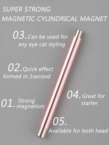 强力磁性钢珠美甲磁棒套装，长铝柄双头磁性美甲笔，磁性猫眼指甲油凝胶美甲工具