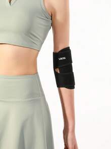 VBOSI 1 chiếc đai hỗ trợ khuỷu tay bằng neoprene có thể điều chỉnh, thích hợp cho các môn thể thao như cầu lông, bóng rổ, dành cho cả nam và nữ. - màu đen - Xem 5