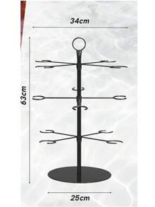 Red Wine Glass Rack Wrought Iron Wine Glass Storage Rack Creative Home Decoration Wedding Decoration High-Foot Glass Metal Hanger - Black - View 7