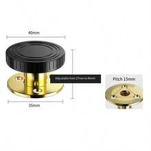 Bộ 4 chân đồ nội thất điều chỉnh được, chân đỡ nan giường điều chỉnh được, thích hợp cho bàn/giường/tủ/ghế sofa, khung giường, chân đỡ nan giường điều chỉnh độ cao. - Nhiều màu - Xem 9